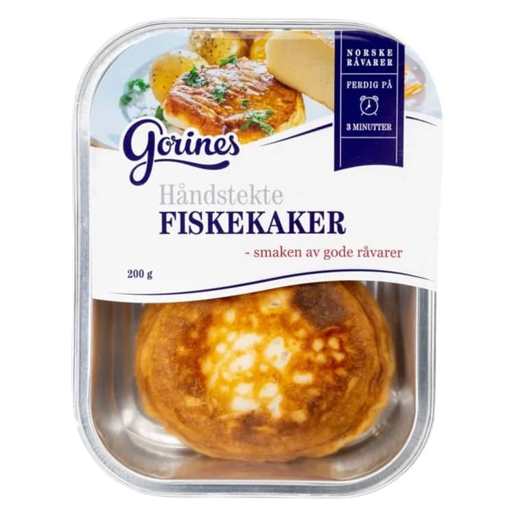 Håndstekte Fiskekaker 200g Gorines