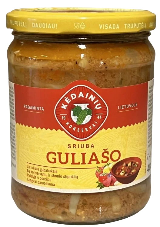 Suppe Gulash Sriuba Guliaso 480g Kedainiu
