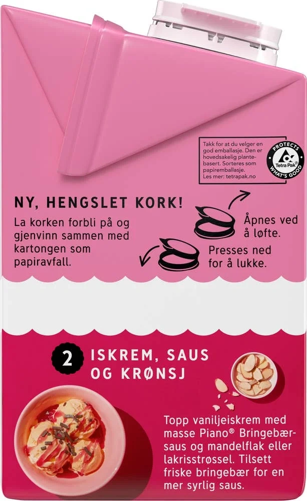 Piano Bringebærsaus