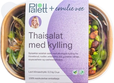 Thaisalat med Kylling 350g Palett