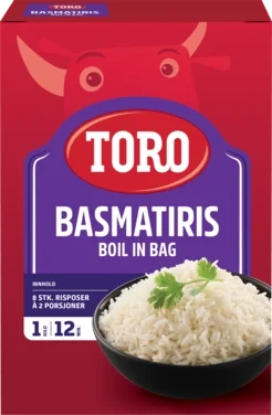 Basmatiris Boil In Bag 1kg Toro