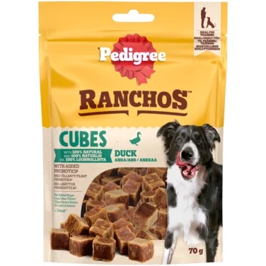 Pedigree Ranchos Cubes Duck 70g