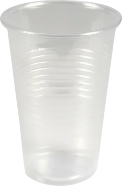 Drikkebeger, Abena Gastro, 9,8cm, Ø7cm, 20 Cl, 23 Cl, Transparent, Pp, med Riller