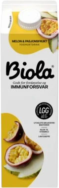 Biola Laktosefri Melon & Pasjonsfrukt 1000g
