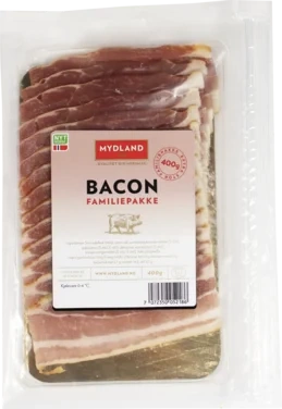 Bacon Skåret 400g Mydland