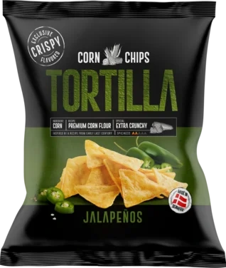 Crispy Tortillachips Jalapeños 150g