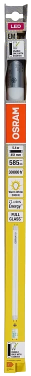 Led Lysrør T8 5.4w/830, 0,438 m