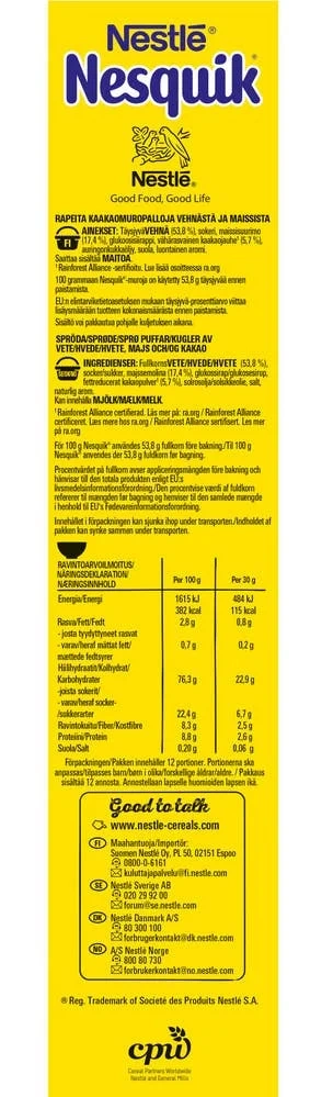 Nesquik frokostblanding