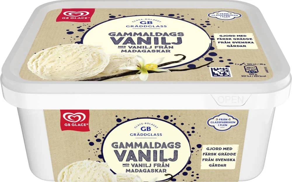 Glass Gammaldags Vanilj