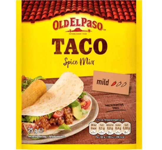 Taco Spice Mix 25 g, Old El Paso