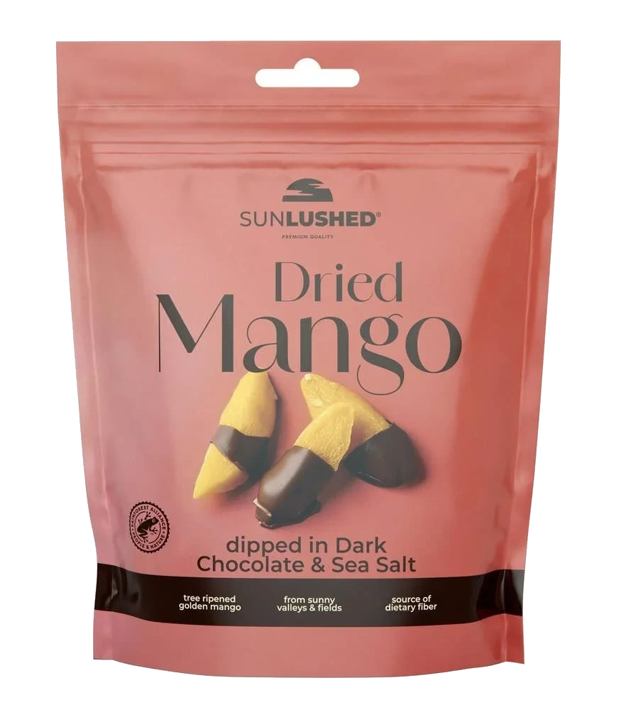 Torkad Mango med Mörk Choklad & Havssalt