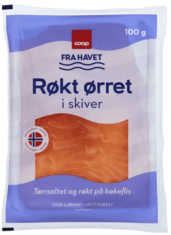 Coop Røkt Ørret i Skiver 100g