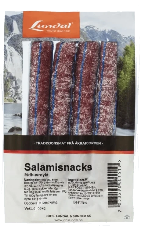 Salamisnacks 130g Lundal