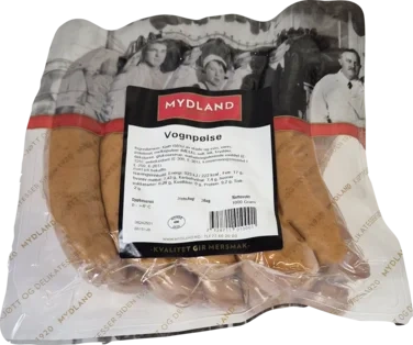 Vognpølser 1kg Mydland