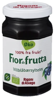 Blåbærmarmelade Økologisk 250g Rigoni Di Asiago