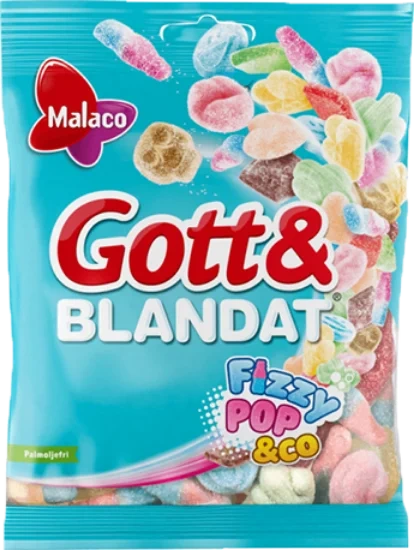 Godt&Blandet Fizzy Pop 170g