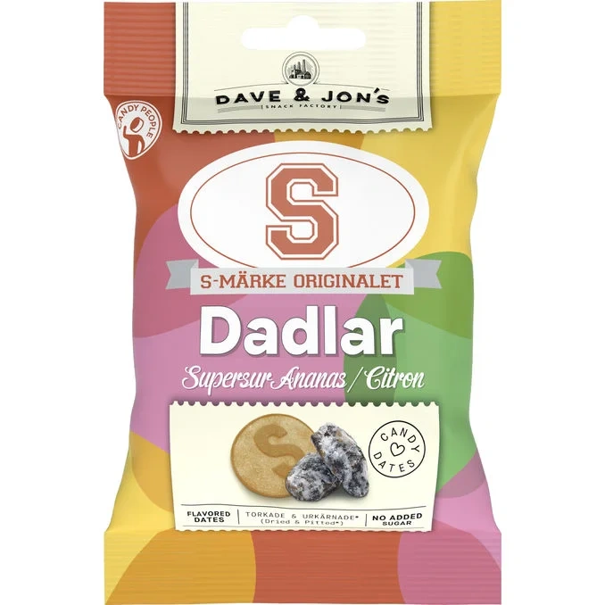 Dadlar S-Märke Ananas & Citron