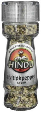 Hvitløkpepper Kvern Glass Hindu
