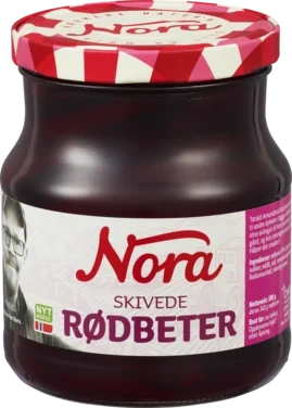 Rødbeter Skivede 580g Nora