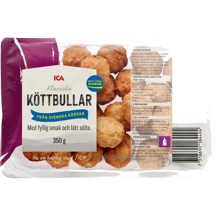 Köttbullar 350g ICA