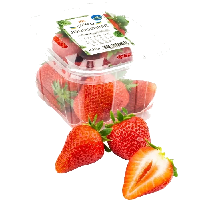 Jordgubbar Svenska 250g Klass 1 ICA