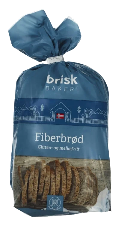 Glutenfri Fiberbrød 600g Brisk Bakeri As