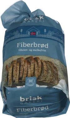 Glutenfri Fiberbrød 600g Brisk Bakeri As