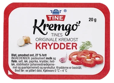 Tine Kremost Krydder Kuvert 20g 96stk