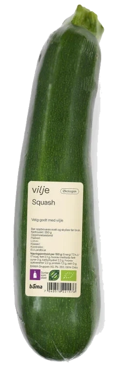 Squash Grønn Økologisk 350g Vilje