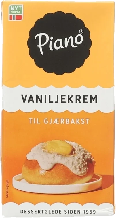 Piano Vaniljekrem Til Steking 1/2l Tine