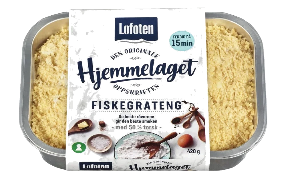 Hjemmelaget fiskegrateng