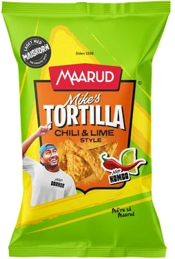 Tortillachips Chili&Lime 125g Maarud