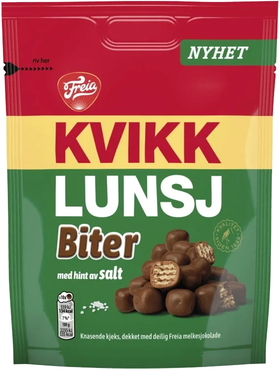 Kvikk Lunsj Biter 130g Freia
