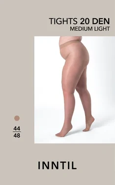 Tights, 20 den, Medium Light, 44-48