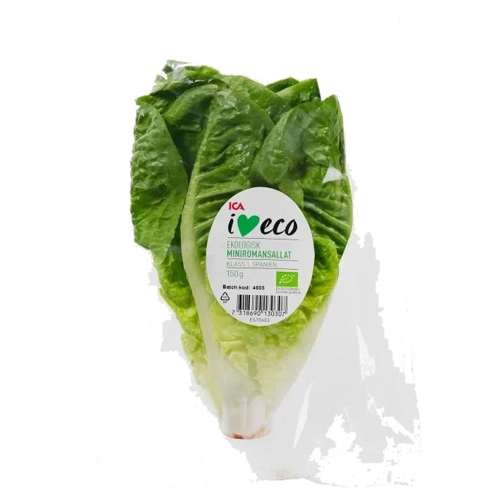 Miniromansallat Ekologisk 150g Klass 1 ICA I love