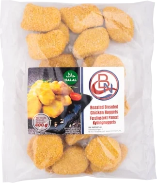 Kyllingnuggets Ferdigstekte Panerte 400g Bn Import