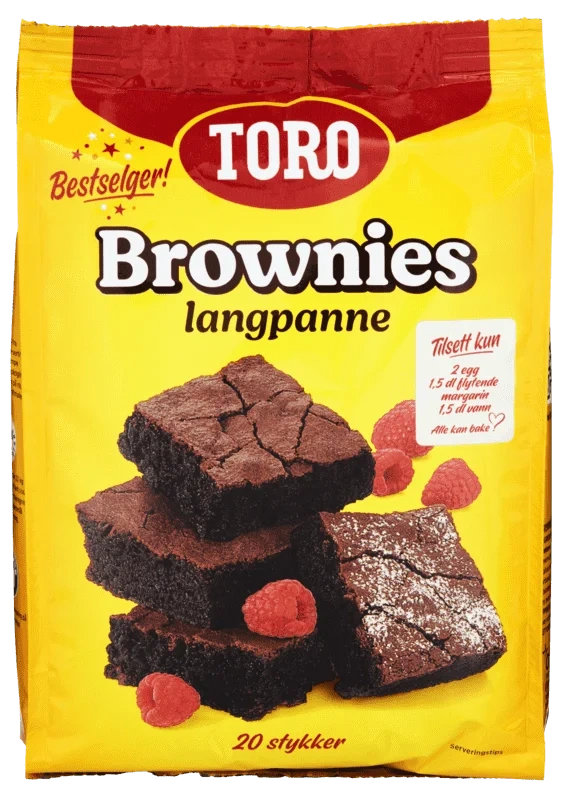 Brownies Mix Langpanne 883g Toro
