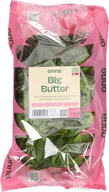ONNA Big Butter Spiseklar Salat Rød Butterhead