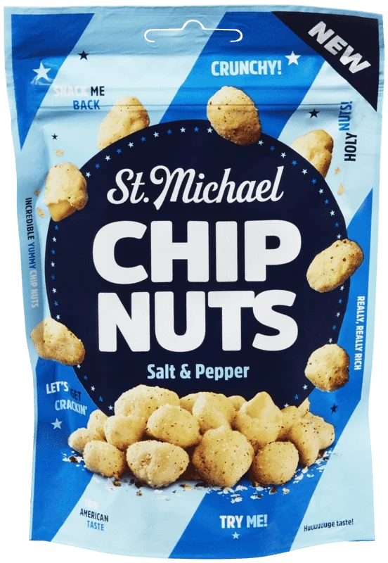 St.Michael Chip Nuts Salt & Pepper 110g