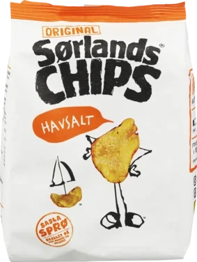 Sørlandschips Havsalt 100g
