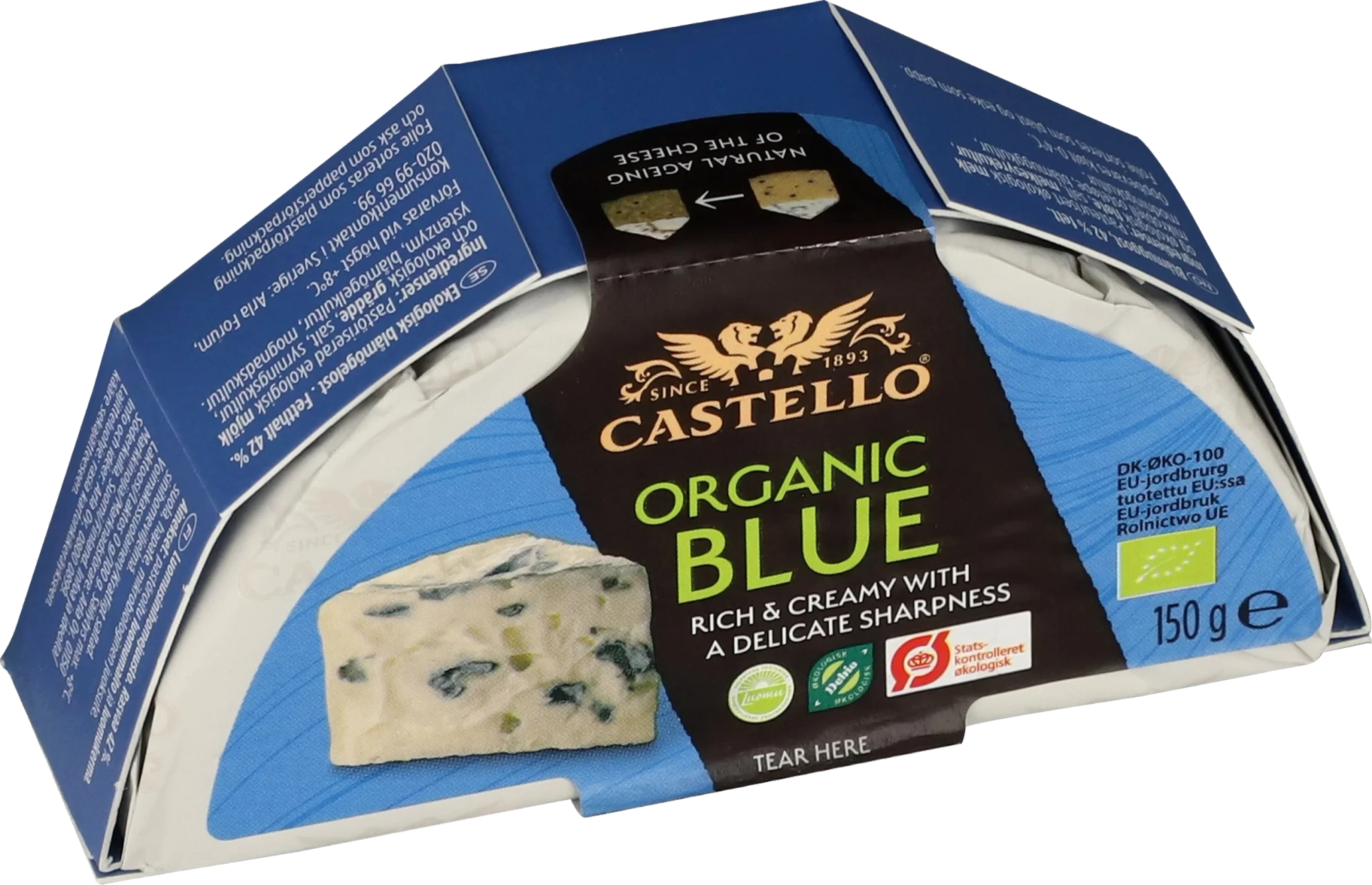 Castello Blå Økologisk 150g
