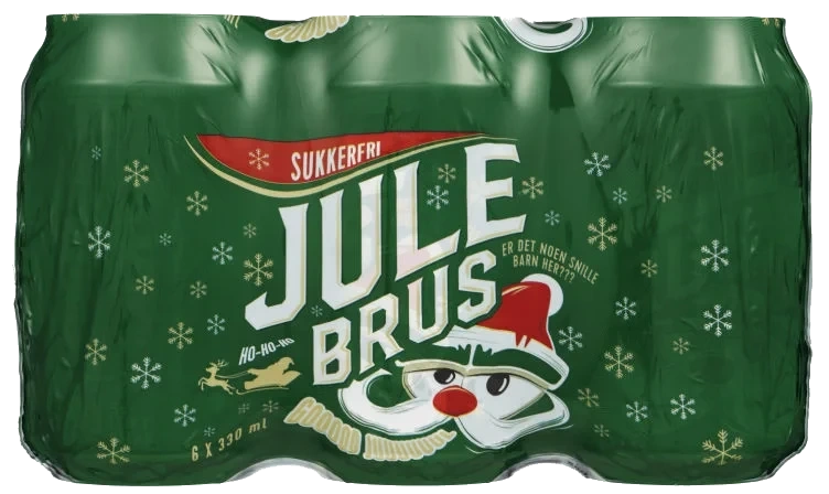 Julebrus u/Sukker 0,33lx6 boks