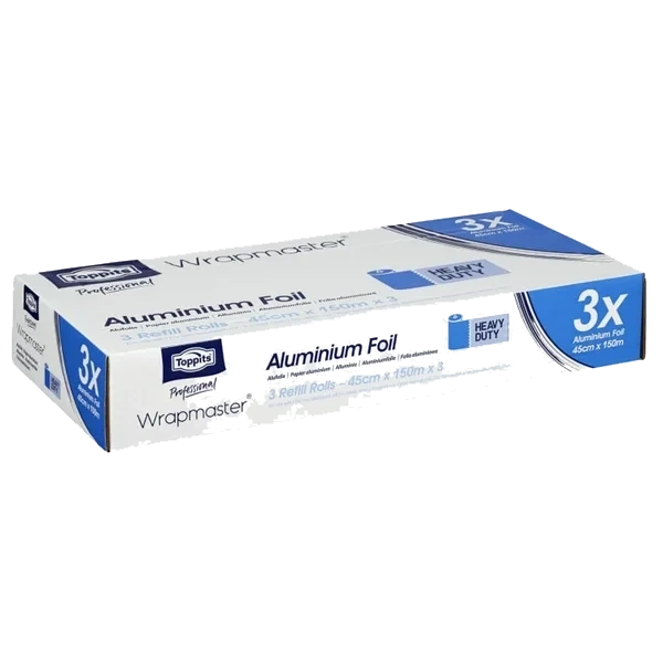 Aluminiumsfolie Tykk 45cm 3stk Wm4500 To
