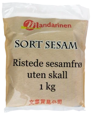 Sesamfrø Svart Ristet, Premium 1kg, Smart Choice