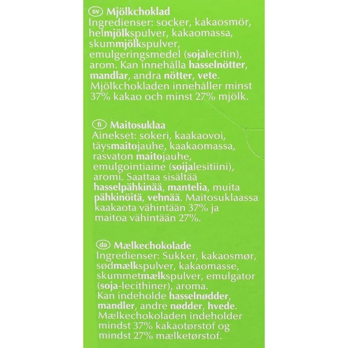 Mjölkchoklad Morötter