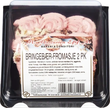 Bringebærfromasjestk 2 Pk Baker Marcussens