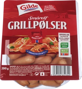 Smårettpølse 200g Gilde