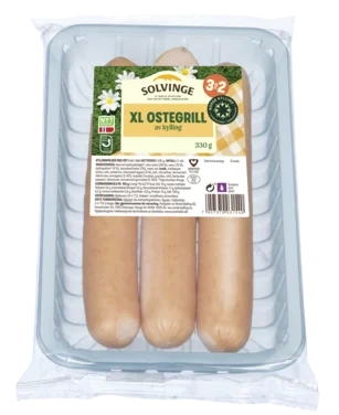XL ostegrill av kylling