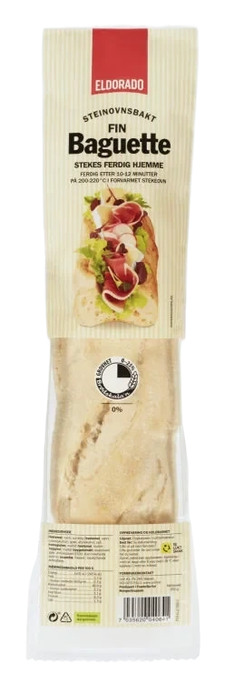 Baguette Fin Steinovnsbakt 250g Eldorado