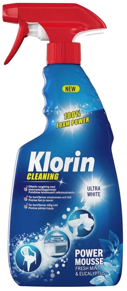 Rengöringsspray Klorin Power Mousse